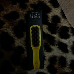 Drybar Yellow Baby Brush Crush Heated Straightening Brush